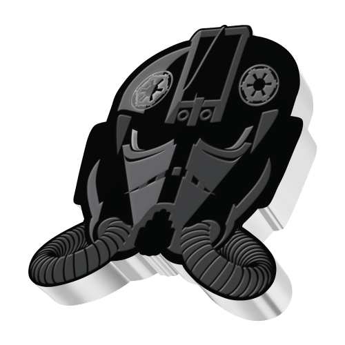 1 oz 2021 Star Wars Faces of the Empire: Imperial TIE Fighter Pilot Silver Coin | Agoro by New Zealand Mint