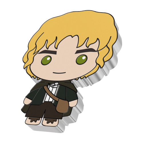 1 oz 2021 Chibi The Lord of The Rings: Samwise Gamgee Silver Coin | Agoro by New Zealand Mint