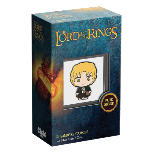 1 oz 2021 Chibi The Lord of The Rings: Samwise Gamgee Silver Coin | Agoro by New Zealand Mint