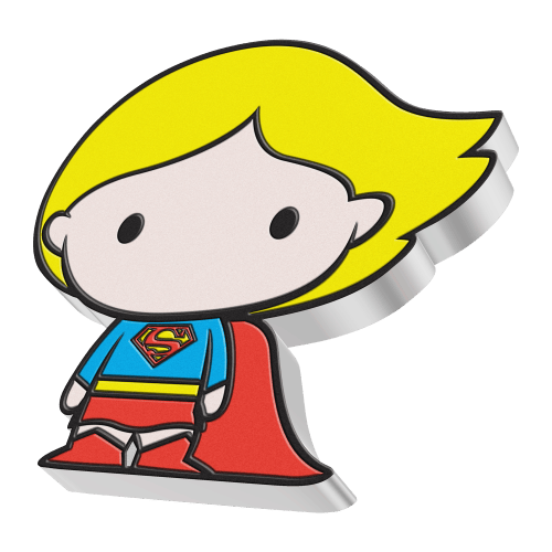 1 oz 2021 Chibi DC Comics: Supergirl Silver Coin | Agoro by New Zealand Mint