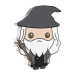 Pièce 1 once d'argent Chibi Le Seigneur des Anneaux : Gandalf le Gris 2021 | Agoro par La Monnaie de Nouvelle-Zélande