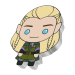 1 oz 2021 Chibi The Lord of The Rings: Legolas Silver Coin | Agoro by New Zealand Mint