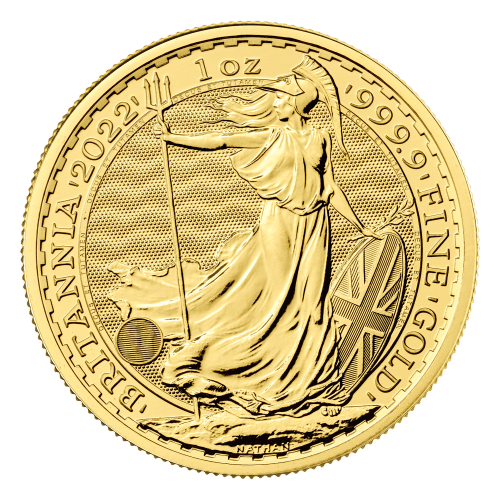 Pièce 1 once d'or Britannia 2022 | La Monnaie royale