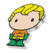 1 oz 2021 Chibi DC Comics: Aquaman Silver Coin | Agoro by New Zealand Mint