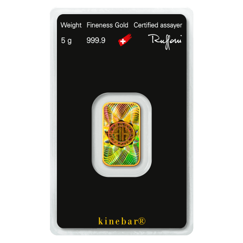 5 gram KineBar Gold Bar | Argor-Heraeus