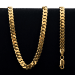 47.0 gram 22 kt Curb Style Gold Necklace