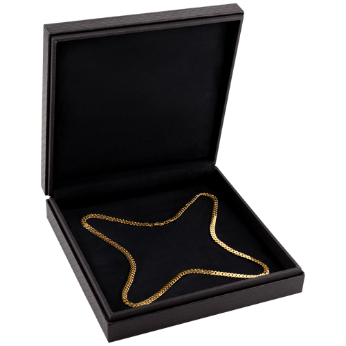 44.5 gram 22 kt Curb Style Gold Necklace