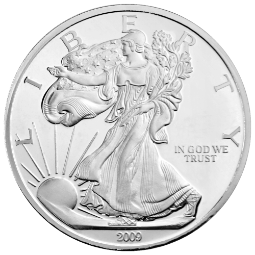 Ronde 1/2 livre d'argent réplique Aigle américain