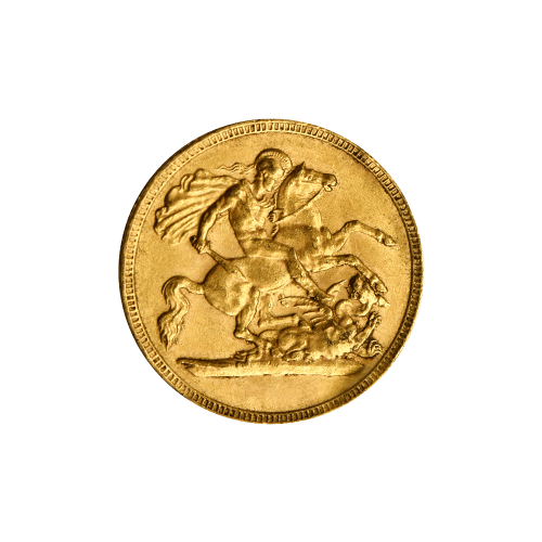 Random Year Great Britain Queen 1/2 Sovereign NGC AU-55 Gold Coin | The Royal Mint