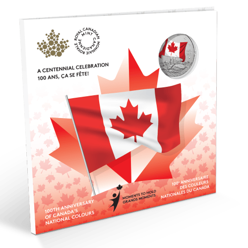 1/4 oz 2021 Moments to Hold: 100th Anniversary of Canada's National Colours Silver Coin | Royal Canadian Mint
