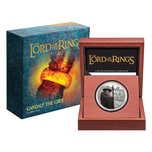 1 oz 2021 The Lord of the Rings: Gandalf the Grey Silver Coin