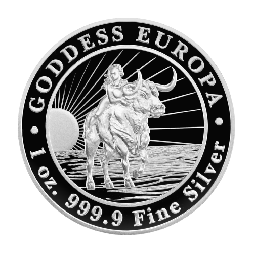 1 oz 2021 Tokelau Goddess Europa Silver Coin | Bulmint