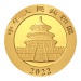 Pièce 30 grammes en or Panda Chine 2022 | Monnaie chinoise