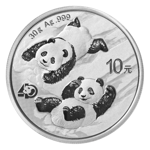Pièce 30 grammes d'argent Panda Chine 2022 | Monnaie chinoise