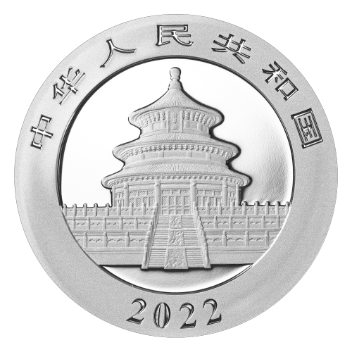 Pièce 30 grammes d'argent Panda Chine 2022 | Monnaie chinoise