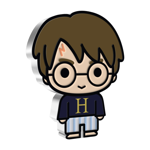 Pièce 1 once d'argent Chibi Harry Potter : Pyjama Poudlard 2021 | Agoro par La Monnaie de Nouvelle-Zélande