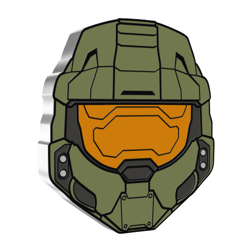 1 oz 2021 Halo: Master Chief Helmet Silver Coin | Agoro by New