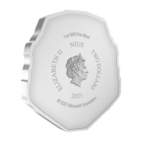 1 oz 2021 Halo: Master Chief Helmet Silver Coin | Agoro by New