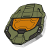 1 oz 2021 Halo: Master Chief Helmet Silver Coin | Agoro by New Zealand Mint