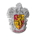 Pièce 1 once d'argent Harry Potter : Blason Gryffondor 2021 | Agoro par La Monnaie de Nouvelle-Zélande