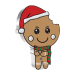 1 oz 2021 Chibi Christmas: Gingerbread Man Silver Coin | Agoro by New Zealand Mint