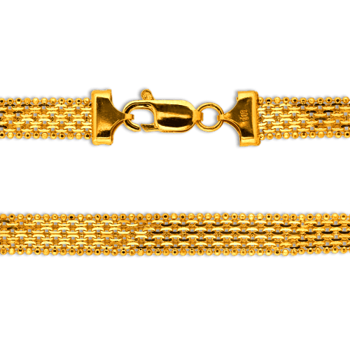 19.5 gram 22 kt Bismark Style Gold Necklace