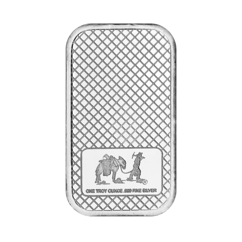 Lingot 1 once d'argent Aigle | Monnaie de SilverTowne