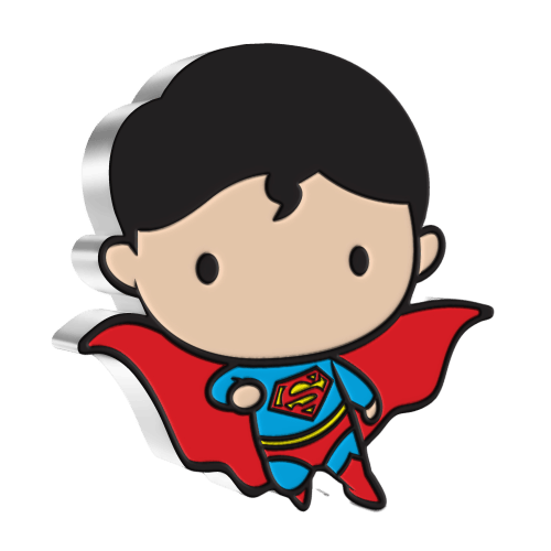 1 oz 2021 Chibi DC Comics: Flying Superman Silver Coin | Agoro by New Zealand Mint