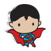 1 oz 2021 Chibi DC Comics: Flying Superman Silver Coin | Agoro by New Zealand Mint
