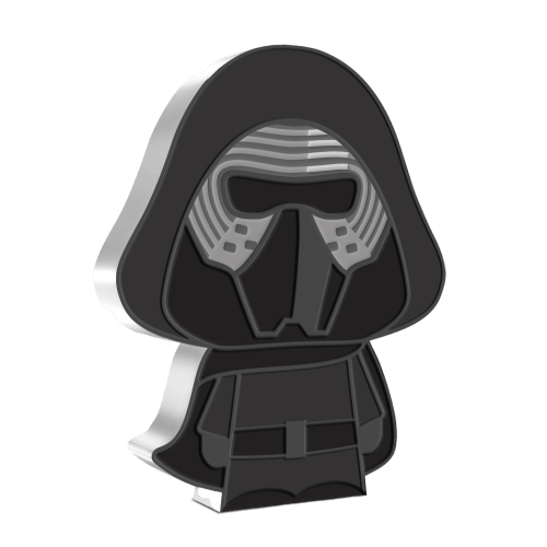 1 oz 2021 Chibi Star Wars: Kylo Ren Silver Coin | Agoro by New Zealand Mint