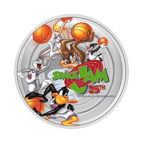 1 oz 2021 Space Jam 25th Anniversary Silver Coin | Agoro by New Zealand Mint