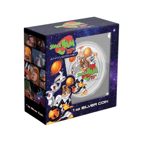 1 oz 2021 Space Jam 25th Anniversary Silver Coin | Agoro by New Zealand Mint