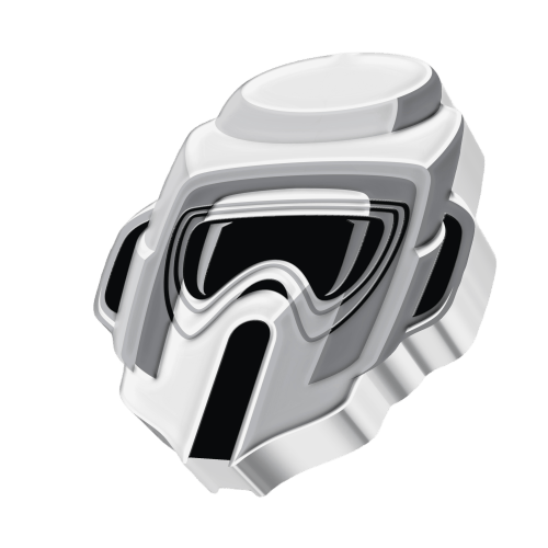 1 oz 2021 Star Wars Faces of the Empire: Scout Trooper Silver Coin | Agoro by New Zealand Mint