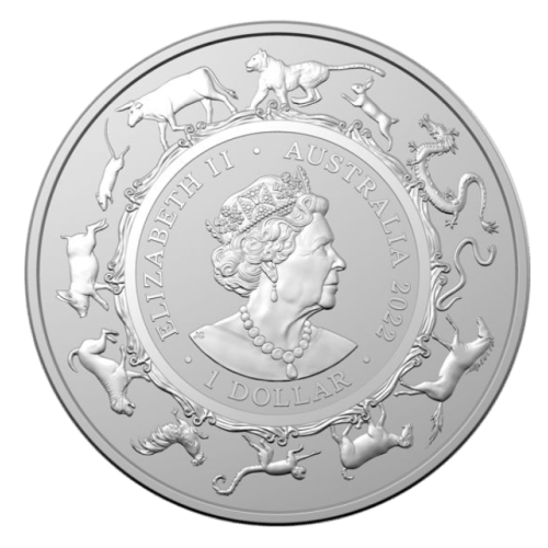 1 oz 2022 Lunar Series: Year of the Tiger Silver Coin | Royal Australian Mint