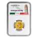 Pièce d'or AU-50 NGC 20 Lires italiennes d'année aléatoire