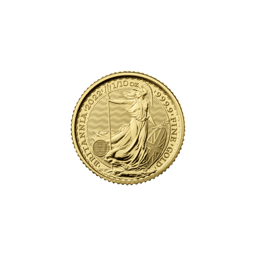 1/10 oz 2022 Britannia Gold Coin | The Royal Mint