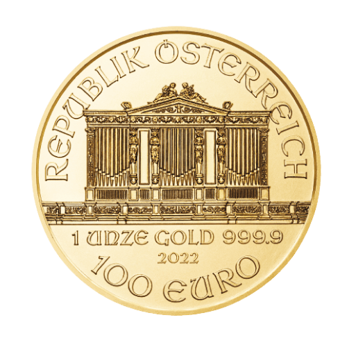 1 oz 2022 Austrian Philharmonic Gold Coin | Austrian Mint