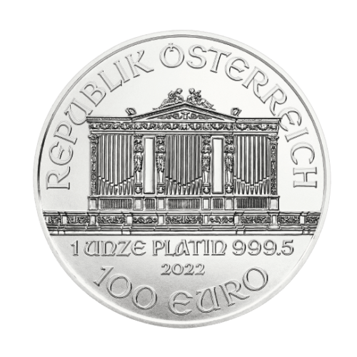 1 oz 2022 Austrian Philharmonic Platinum Coin | Austrian Mint