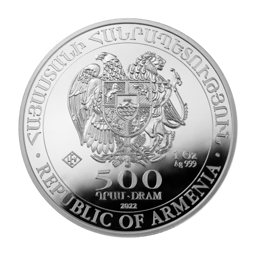 1 oz 2022 Armenian Noah's Ark Silver Coin | Geiger Edelmetalle