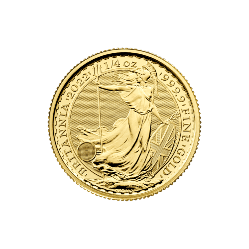 1/4 oz 2022 Britannia Gold Coin | The Royal Mint