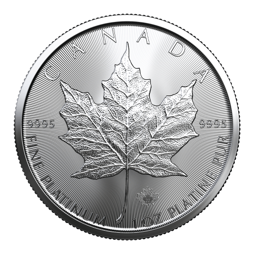 Pièce 1 once de platine Feuille d'érable canadienne 2022 | Monnaie royale canadienne