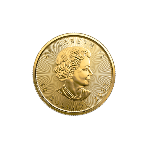 Pièce 1/4 once d'or Feuille d'érable canadienne 2022 | Monnaie royale canadienne