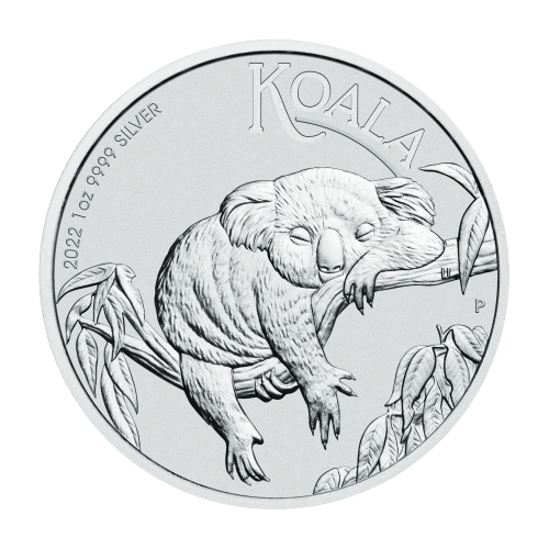Pièce 1 once d'argent Koala australien 2022 | Monnaie de Perth