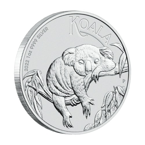 Pièce 1 once d'argent Koala australien 2022 | Monnaie de Perth