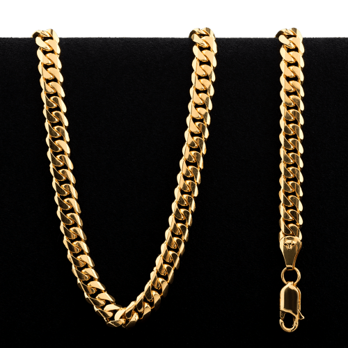 61.0 gram 22 kt Curb Style Gold Necklace