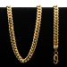 40.5 gram 22 kt Curb Style Gold Necklace