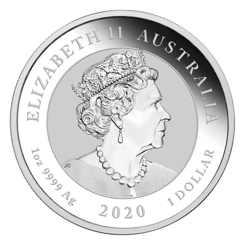 Pièce 1 once d'argent Taureau et Ours australiens 2020 | Monnaie de Perth