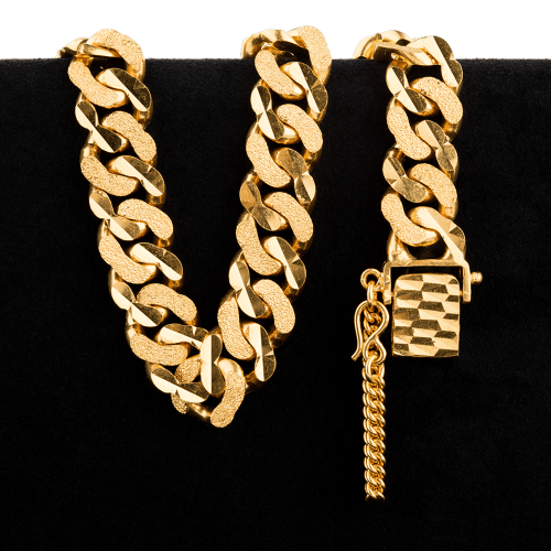 53.5 gram 22 kt Curb Style Gold Bracelet