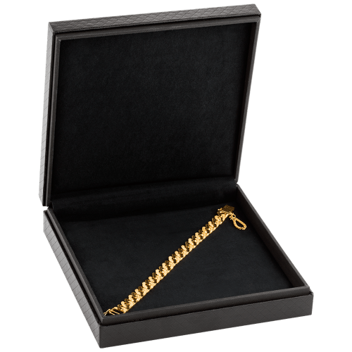 53.5 gram 22 kt Curb Style Gold Bracelet