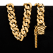 53.5 gram 22 kt Curb Style Gold Bracelet